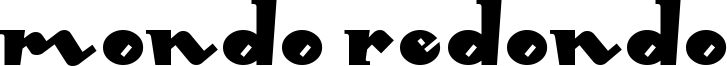 Mondo Redondo Font