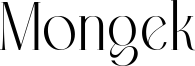 Mongek Font