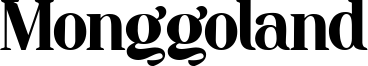 Monggoland Font