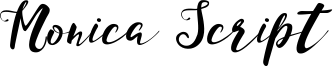 Monica Script Font