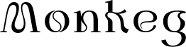 Monkeg Font