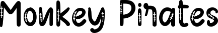 Monkey Pirates Font