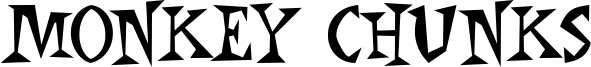 Monkey Chunks Font