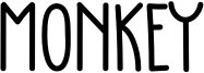 Monkey Font