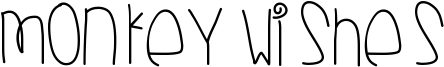 Monkey Wishes Font