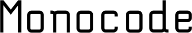 Monocode Font