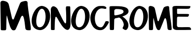 Monocrome Font