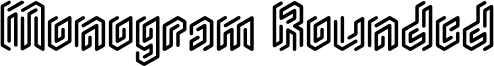 Monogram Rounded Font