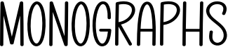 Monographs Font