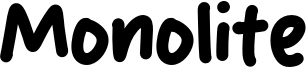 Monolite Font