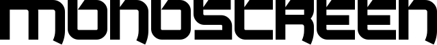 Monoscreen Font
