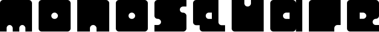 Monosquare Font