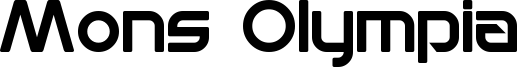 Mons Olympia Font