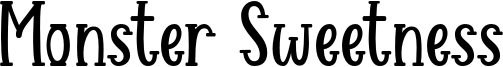 Monster Sweetness Font