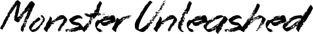 Monster Unleashed Font