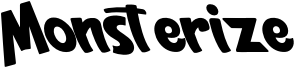 Monsterize Oblique.otf