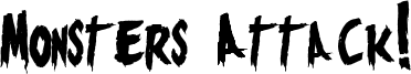 Monsters Attack! Font