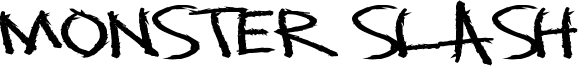 Monster Slash Font