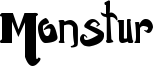 Monstur Font