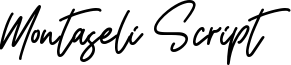 Montaseli Script Font