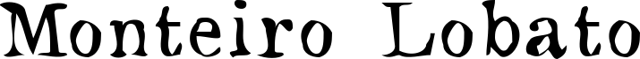 Monteiro Lobato Font
