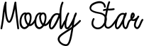 Moody Star Font