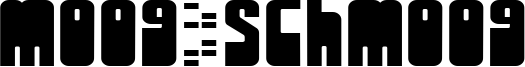 Moog/Schmoog Font