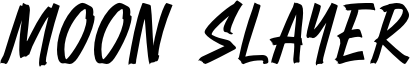 Moon Slayer Font