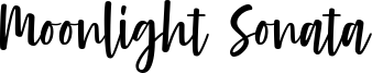 Moonlight Sonata Font