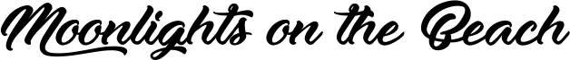 Moonlights on the Beach Font