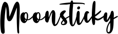 Moonsticky Font
