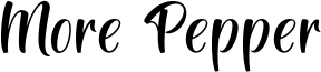 More Pepper Font