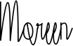 Moreen Font