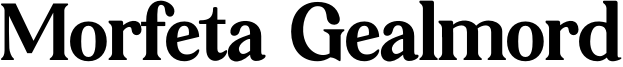 Morfeta Gealmord Font