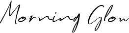 Morning Glow Font