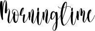 Morningtime Font