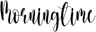 Morningtime Font