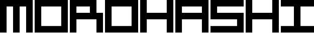 Morohashi Font