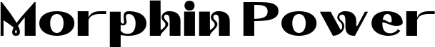 Morphin Power Font