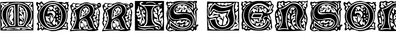 Morris Jenson Initialen Font