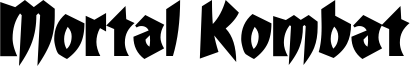 Mortal Kombat Font