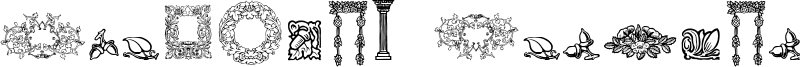 Mortised Ornaments Free Two Font