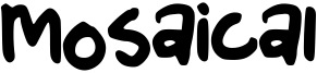 Mosaical Font
