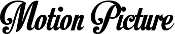 Motion Picture Font