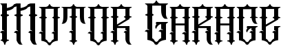 Motor Garage Font