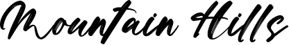 Mountain Hills Font