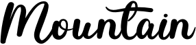 Mountain Font