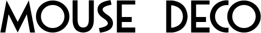 Mouse Deco Font