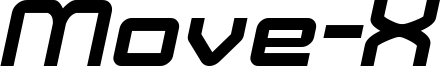 Move-X Bold Italic demo.otf