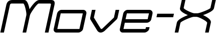Move-X Italic demo.otf